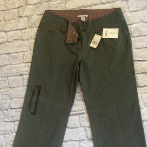 CAbi Army Green Cargo Pants NWT Size 16